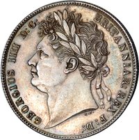 ½ Crown obverse