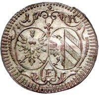 1 Kreuzer obverse