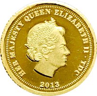 ½ Crown obverse