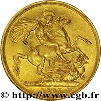 2 Sovereigns reverse