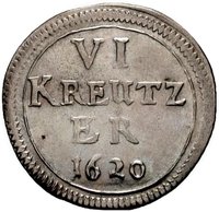 6 Kreuzers reverse