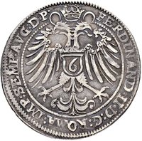 ⅙ Reichsguldiner reverse