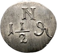 1½ Pfennig reverse