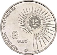 8 Euros obverse