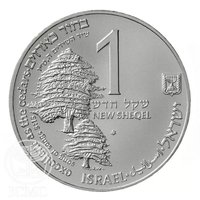1 New Sheqel obverse