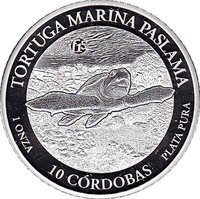 10 Córdobas reverse