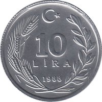 10 Lira reverse
