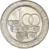 100 Schilling obverse