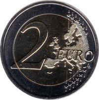 2 Euro reverse