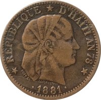 1 Centime obverse