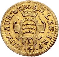 ¼ Ducat reverse
