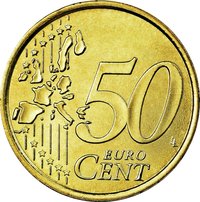 50 Euro Cents reverse