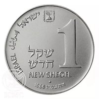 1 New Sheqel obverse