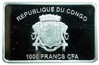 1000 Francs CFA obverse