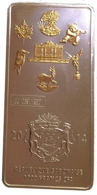 1000 Francs CFA obverse