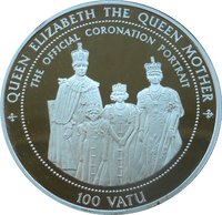 100 Vatu reverse
