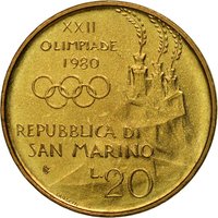 20 Lire obverse