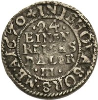 1⁄24 Thaler reverse