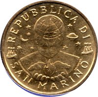 20 Lire obverse