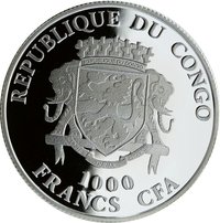 1000 Francs CFA obverse