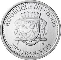 5000 Francs CFA obverse