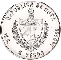 5 Pesos obverse