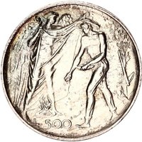 500 Lire reverse