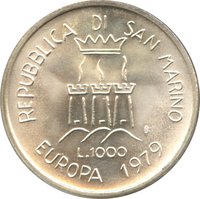 1000 Lire obverse
