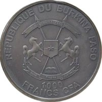 1000 Francs CFA obverse