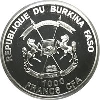 1000 Francs CFA obverse