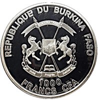 1000 Francs CFA obverse