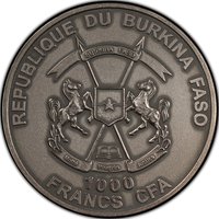 1000 Francs CFA obverse