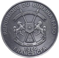 1000 Francs CFA obverse