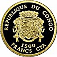 1500 Francs CFA obverse