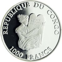 1000 Francs CFA obverse