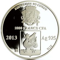 1000 Francs CFA obverse