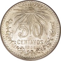 50 Centavos reverse