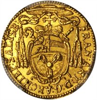 ¼ Ducat obverse