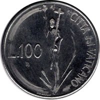 100 Lire reverse