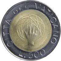 500 Lire reverse