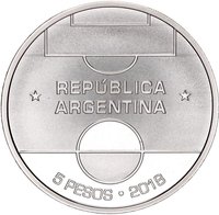 5 Pesos obverse