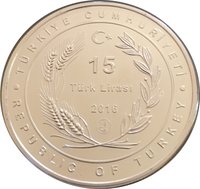 15 Lira obverse