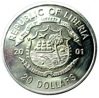 20 Dollars obverse