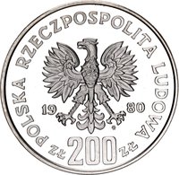 200 Zlotys obverse