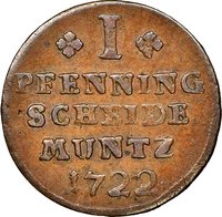 1 Pfennig reverse