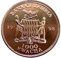 1000 Kwacha obverse