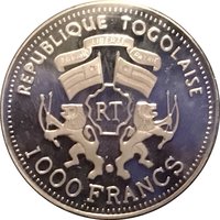 1000 Francs CFA obverse