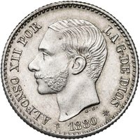 50 Centimos obverse