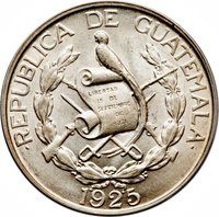 ¼ Quetzal obverse