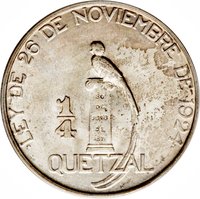 ¼ Quetzal reverse